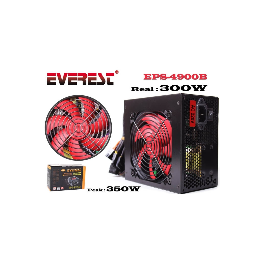 EVEREST EPS-4900B, 350W Peak, 12cm Fan, ATX, Power Supply (PSU) -  BizdeHesapli.Com