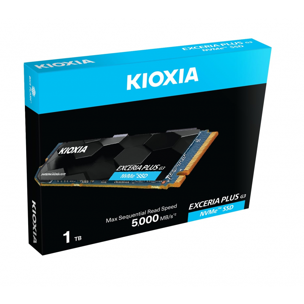KIOXIA EXCERIA PLUS G3, LSD10Z001TG8, 1TB, 5000/3900, Gen4, NVME PCIe M.2,  SSD (TOSHIBA OCZ) - BizdeHesapli.Com