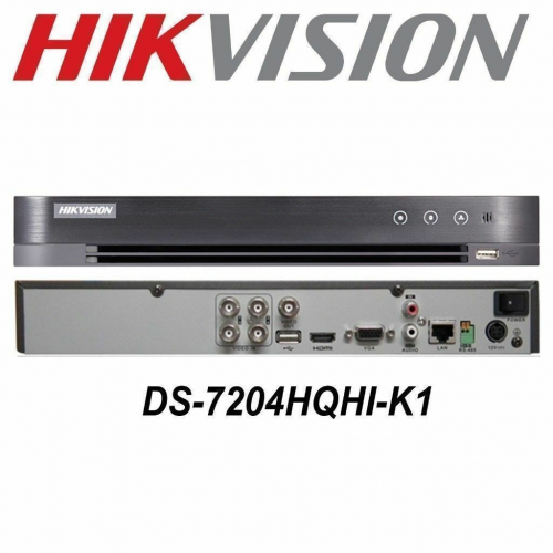 HIKVISION DS-7204HQHI-K1 4Mpix H265+ 4Kanal Video, 1 HDD, 4Mpix Lite, 5in1  DVR - BizdeHesapli.Com