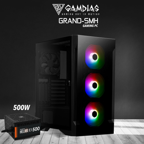 GAMDIAS GRAND-SMH, i5-11400F, 16Gb DDR4 Ram, 512Gb NVMe SSD, 6Gb GDDR6  GTX1660S Ekran Kartı, 500W Kasa, Free Dos GAMING PC - BizdeHesapli.Com